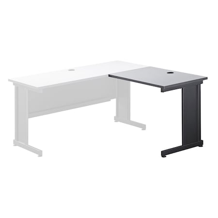 Global Industrial Furniture 24 D X 30 in H, 36 in W X Laminate Top With Steel Frame, Gray 240269GY